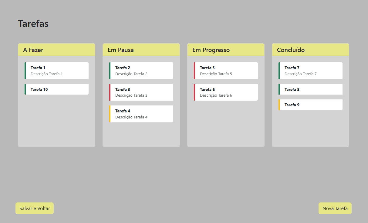 Imagem do projeto Kanban Interativo