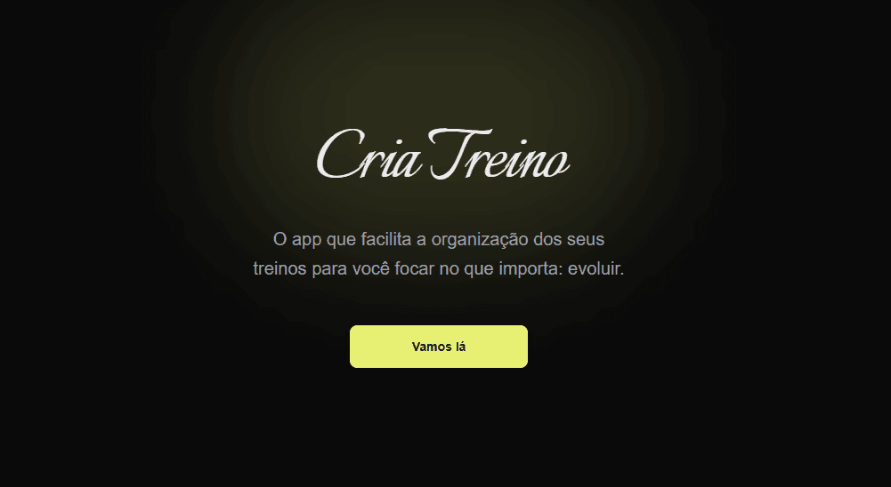 Imagem do projeto Gerenciador de Treinos
